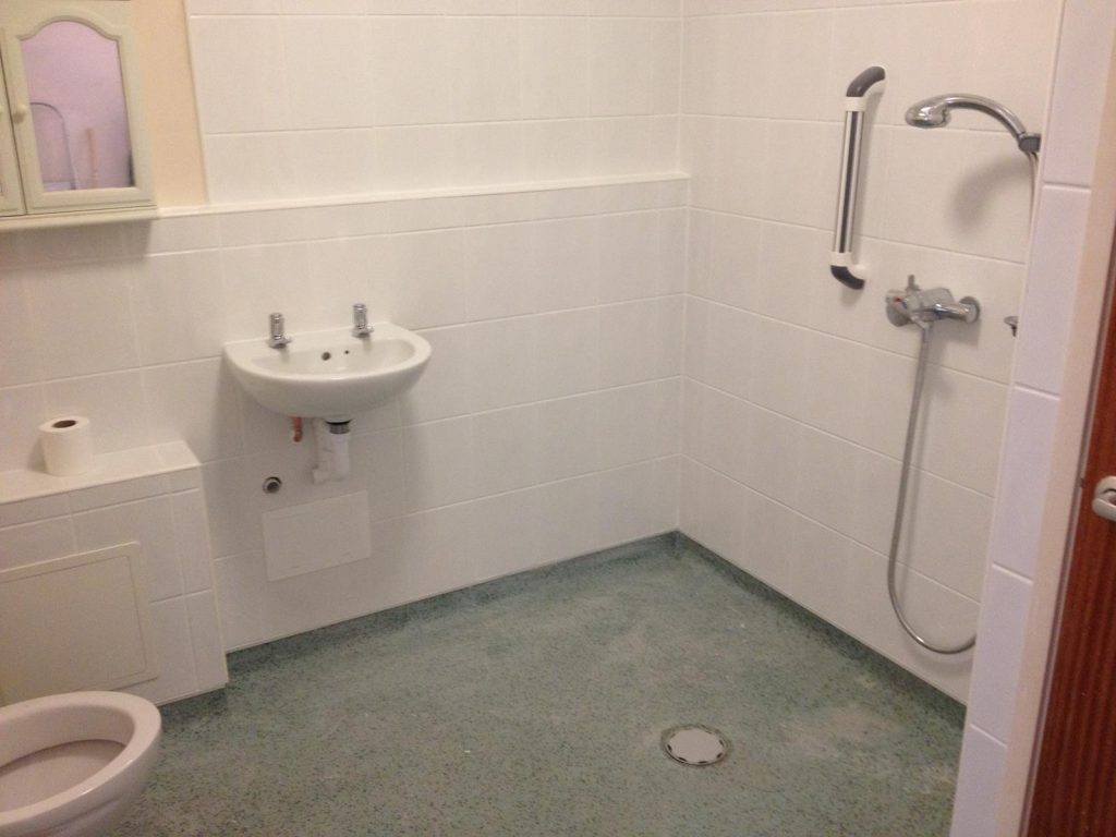 Disability wet room
